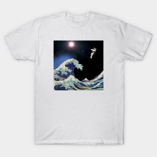The Great Wave - Cosmonaut T-Shirt